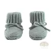 Lodger Slipper Folklore merino vilnos kūdikių šlepetės, šilko spalvos, 0-6 mėn.