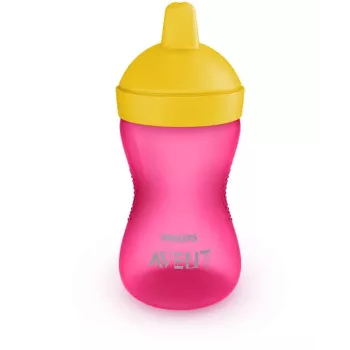 Philips Avent My Grippy kieto snapelio mokymosi puodelis 300 ml, 18 mėn.+, rožinis