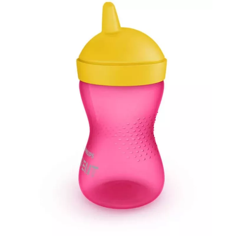 Philips Avent My Grippy kieto snapelio mokymosi puodelis 300 ml, 18 mėn.+, rožinis