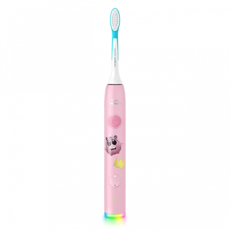 Philips Sonicare For Kids Bluetooth Connected Sonic elektrinis dantų šepetėlis, rožinis