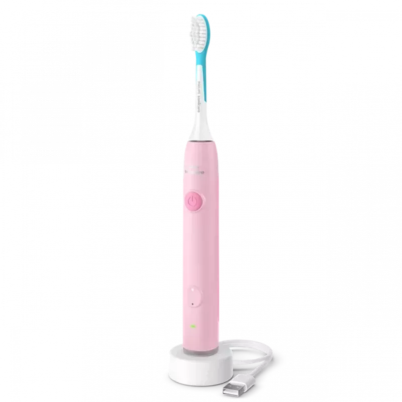 Philips Sonicare For Kids Bluetooth Connected Sonic elektrinis dantų šepetėlis, rožinis