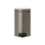 Brabantia NewIcon 12L pedalų šiukšliadėžė, platininė