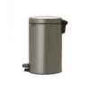 Brabantia NewIcon 12L pedalų šiukšliadėžė, platininė