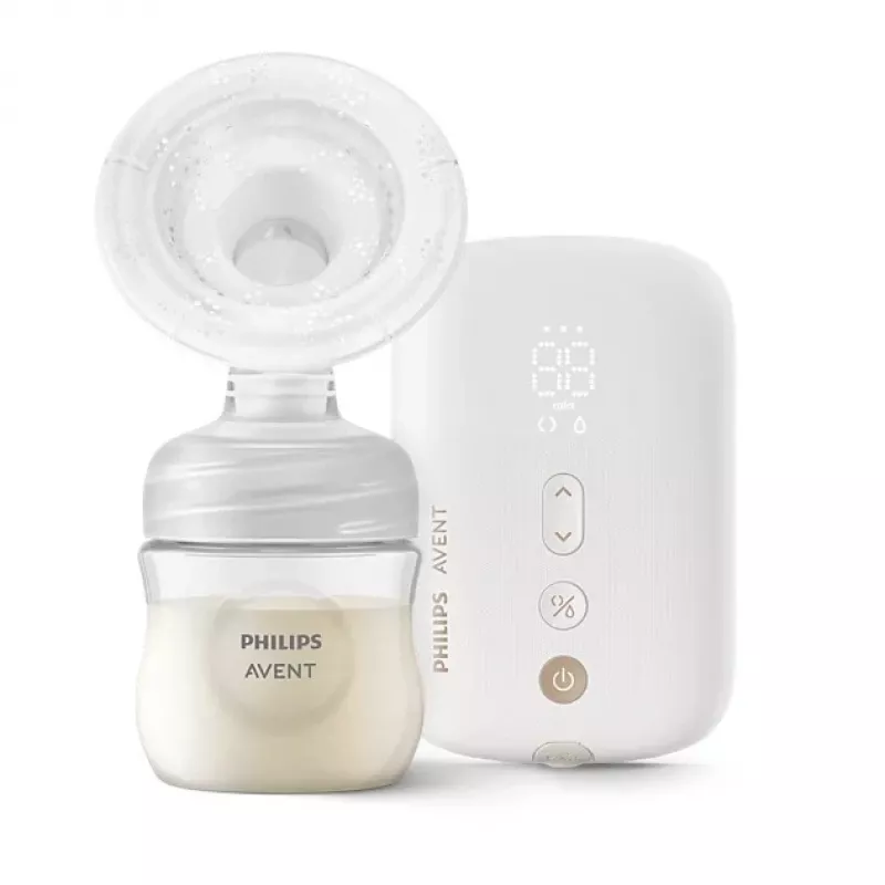 Philips AVENT vienkartinis elektrinis krūties siurblys, įkraunamas, 8 stimuliavimo ir 16 ištraukimo lygių, Natural Motion technologija, be BPA