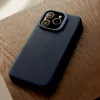 Decoded odinė nugarėlės užvalkalas iPhone 16 Pro Max, suderinamas su MagSafe, tamsiai mėlynas