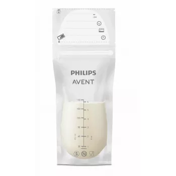 Philips AVENT motinos pieno laikymo maišeliai 180 ml, 25 vnt. pakelis