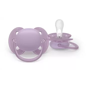 Philips Avent Ultra Soft čiulptukas 6-18 mėnesių, neutralus, 2 vnt.