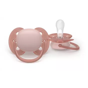 Philips Avent Ultra Soft čiulptukas 6-18 mėnesių, neutralus, 2 vnt.