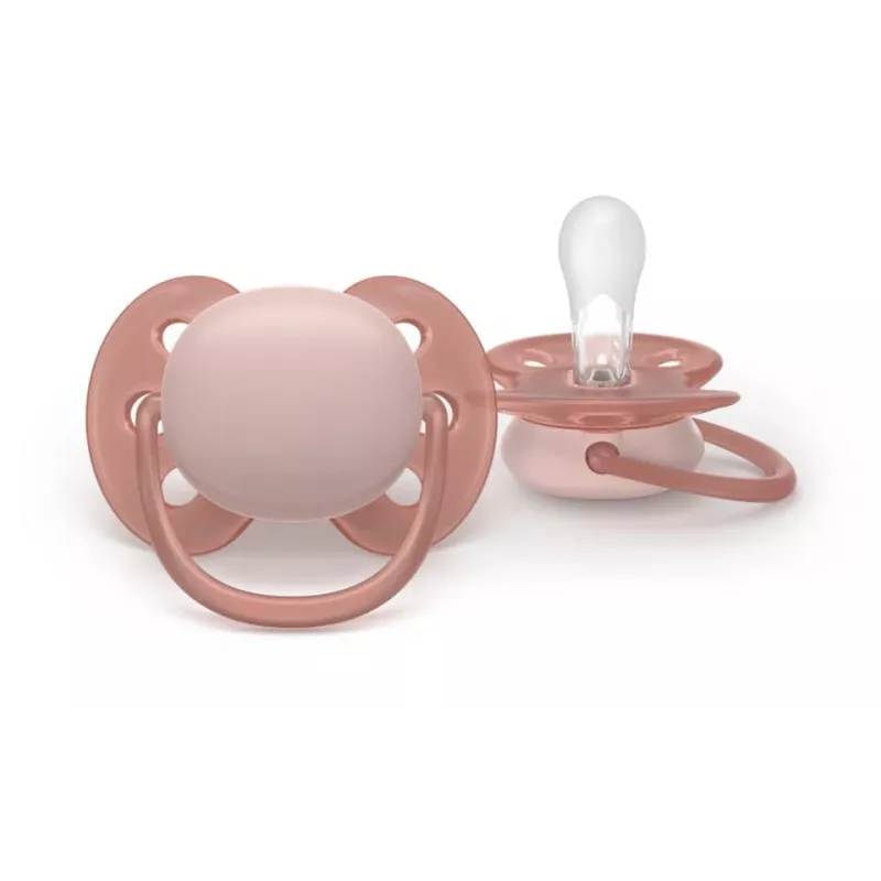 Philips Avent Ultra Soft čiulptukas 6-18 mėnesių, neutralus, 2 vnt.