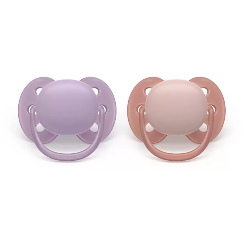 Philips Avent Ultra Soft čiulptukas 6-18 mėnesių, neutralus, 2 vnt.
