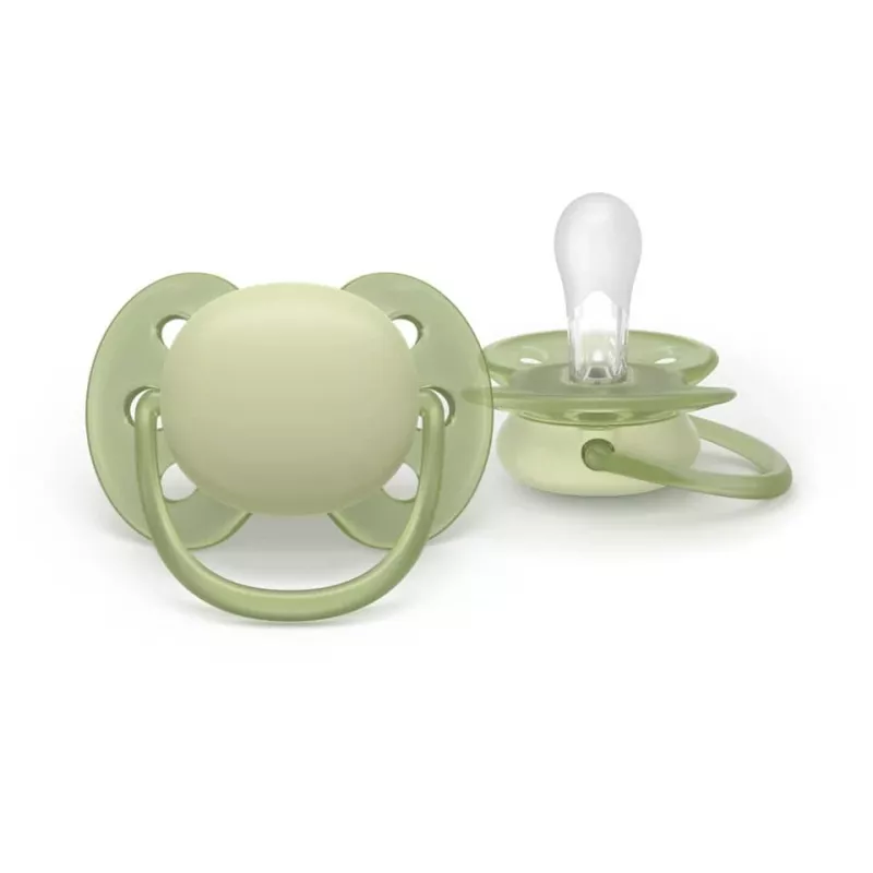 Philips Avent Ultra Soft žindukas 0-6 mėn., neutralus, 2 vnt.