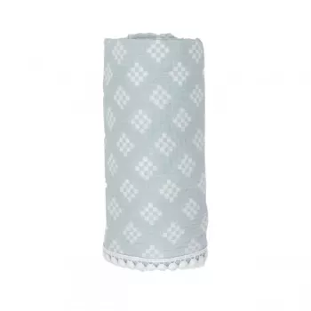 Lodger Swaddle Tribe muslino medvilnės vystyklų antklodė 120x120 cm Ice Flow