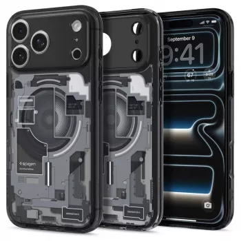 SPIGEN Ultra Hybrid MagSafe iPhone 17 Pro Max / 18 Pro Max Zero One juodas
