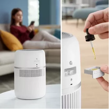 PHILIPS 4000 serijos drėkintuvas HU4210/04 Baltas