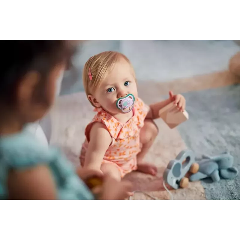 Philips Avent Ultra Air Deco žindukas 0-6 mėn., mergaitėms, 1 vnt.