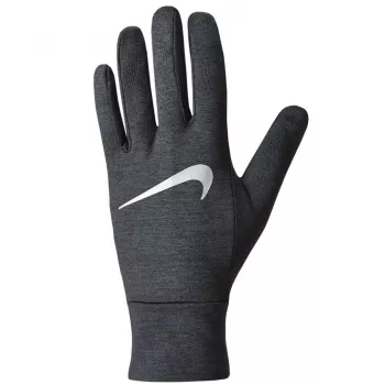 Nike Dri-FIT Fleece moteriškos bėgimo pirštinės - pilkos, XS/S