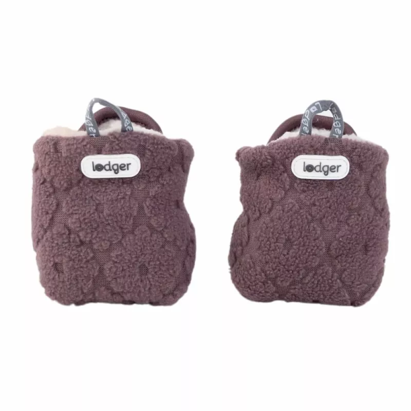 Lodger Slipper Folklore Fleece kūdikių šlepetės, rausvos, 6-12 mėnesių