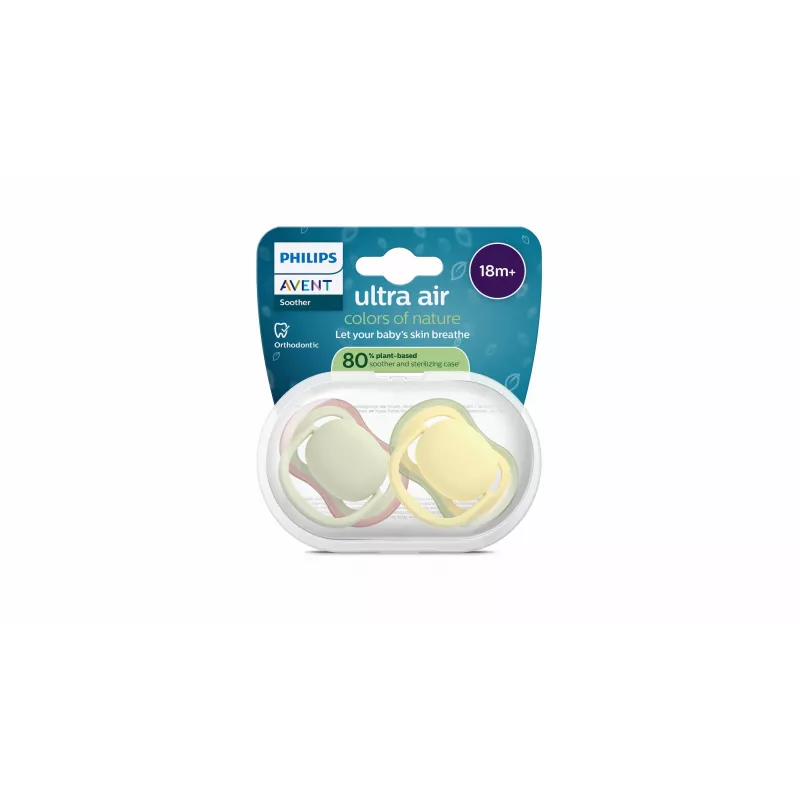 Philips Avent Ultra Air žindukas 18+ mėn., 2 vnt., neutralus