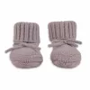 Lodger Slipper Merino vilnos kūdikių šlepetės, rožinės, 0-6 mėn.