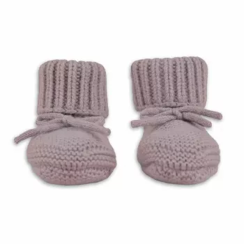 Lodger Slipper Merino vilnos kūdikių šlepetės, rožinės, 0-6 mėn.
