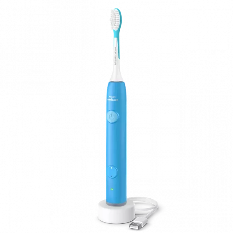 Philips Sonicare for Kids Bluetooth prijungtas soninis elektrinis dantų šepetėlis HX6600/12, mėlynas