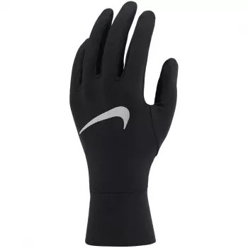 Nike Dri-FIT Accelerate moteriškos bėgimo pirštinės juodos S dydis
