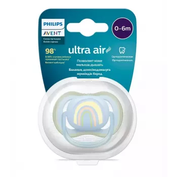 Philips Avent Ultra Air Deco žindukas Rainbow 0-6M berniukams 1 vnt.