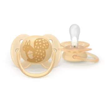 Philips Avent Ultra Soft DECO žindukas 6–18 mėnesių, 2 vnt.