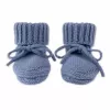 Lodger Slipper Merino vilnos kūdikių šlepetės, Storm, 0-6 mėn.