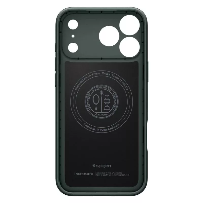 Spigen Thin Fit MagSafe dėklas iPhone 18 Pro Max / 17 Pro Max - Abyss Green