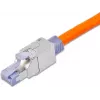 Wirewin WKS FK RJ45 KAT6A lauke prijungiamas RJ45 kištukas, Cat6A, ekranuotas, nereikia įrankių, cinko lydinio, auksuoti kontaktai, 22-24 AWG, 6-9mm kabeliui