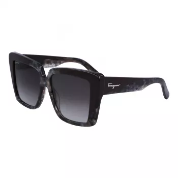 Ferragamo moteriški akiniai nuo saulės SF1060S-21 Butterfly, Havana/Ruda gradientinė, 55mm