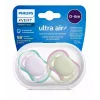Philips Avent Ultra Air žindukas 0-6 mėn., 2 vnt., mergaitėms rožinis/violetinis, SCF085/24