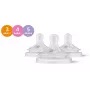 Philips Avent Natural Response kūdikių buteliukų silikoniniai žindukų rinkinys (3 vnt., 3 srautas, nuo 1 mėn.)