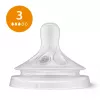 Philips Avent Natural Response kūdikių buteliukų silikoniniai žindukų rinkinys (3 vnt., 3 srautas, nuo 1 mėn.)