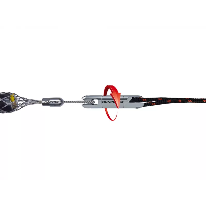 RUNPOTEC 10167 poliesterio traukimo lynas Ø10mm 120m su rite
