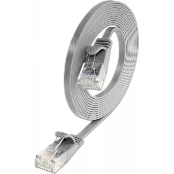 Wirewin Cat.6 SLIM tinklo kabelis U/UTP 0,1 m pilkas PKW-SLIM-KAT6 0.1