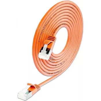 Wirewin SLIM KAT6A 10 Gigabit šviesos pataisymo kabelis, U/FTP, Ø 3,8mm, oranžinis, 0,1m (PKW-LIGHT-STP-K6A 0.1 OR)