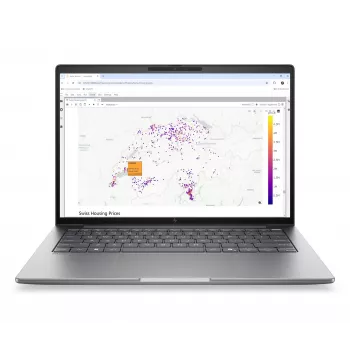 HP ZBook 8 G2i 14 mobilioji darbo stotis nešiojamasis kompiuteris, 14 colių WQXGA OLED 400 nitų, Intel Core Ultra X7 358H, 32GB RAM, 1TB SSD, Windows 11 Pro