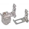 Wirewin DIN bėgio adapteris Keystone lizdų montavimui, metalinė Keystone sistema (WKS DIN RAIL HOLDER 1)