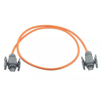 Wirewin Industrial Cat6a S/FTP PUR tinklo kabelis, 5m, Oranžinė, IP67 RJ45 PKW-I2-SF-K6A-PUR 5.0 OR