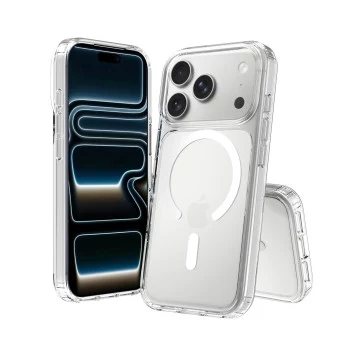 SCREENOR Bumper iPhone 18 Pro / 17 Pro MagSafe permatomas