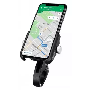 CELLY Universal Armor dviračio laikiklis išmaniesiems telefonams iki 6,7 inch, juodas
