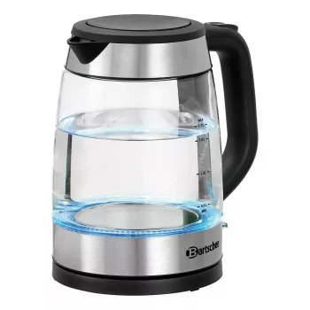 Bartscher 200096 Stiklinis elektrinis virdulys 1,7L 2200W Sidabrinis
