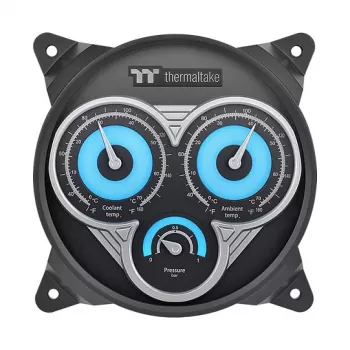 Thermaltake Pacific TF3 skysčio aušinimo sistemos prietaisų skydelis juodas