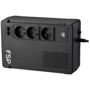 FSP ECO 800-GE linijinis interaktyvus UPS 800VA 480W RJ11/RJ45 3x Schuko