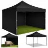 LEAN Express sodo paviljonas komercinis maitinimo paviljonas juodas 3x3M