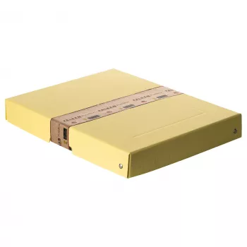 FALKEN PURE dokumentų dėžė 500 lapų pastelinė geltona 24,0 x 32,0 x 4,0 cm, 1 vnt (22001928000F)