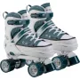 HUDORA riedučiai 28-31 dydis, 2-in-1 inline ir quad, mėlyni/balti sportbačių stiliaus