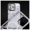 Evelatus Apple iPhone 15 Pro PC+TPU dėklas su MagSafe - individualus gėlių raštas